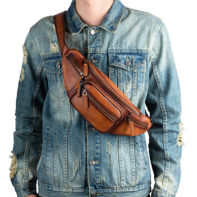 Túi Đeo Chéo Ngực Da Bò Thật Cao Cấp 15010