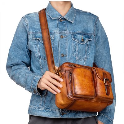 Túi Da Bò Đeo Chéo Thời Trang 13669