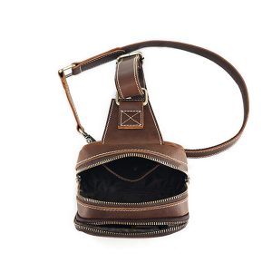 Túi Đeo Chéo Da Bò Cao Cấp Nhỏ Gọn Tiện Lợi 6556 - Ảnh 2