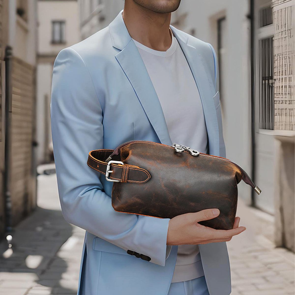 Clutch Cầm Tay Da Bò Cao Cấp 3022