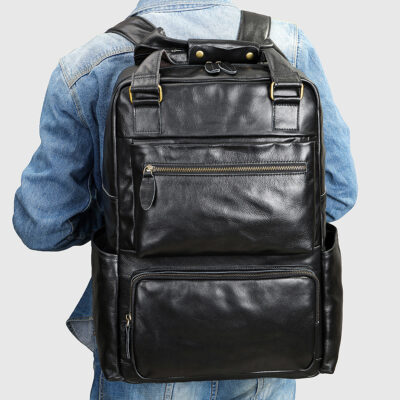 Balo Da Bò Trơn Nam Cao Cấp 2273