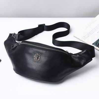 Túi Đeo Chéo Bao Tử Da Bò 88382C