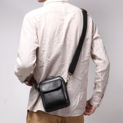 Túi Đeo Chéo Mini Da Bò Cao Cấp 1782 - Phong Cách Nam Tính, Gọn Gàng Và Thời Thượng