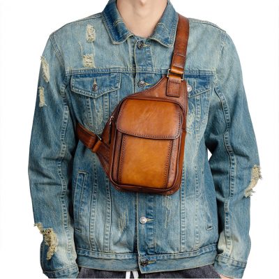 Túi Đeo Chéo Da Bò Thời Trang Dáng Vuông 12048