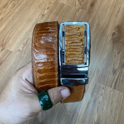 Thắt Lưng Nam Da Đà Điểu Cao Cấp DD1800