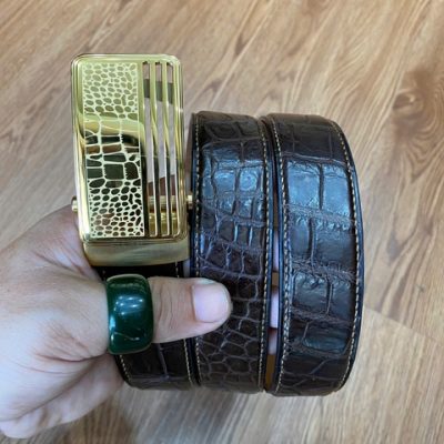 Thắt Lưng Nam Da Cá Sấu Cao Cấp CS1800 – Đẳng Cấp Từ Chất Da Thật