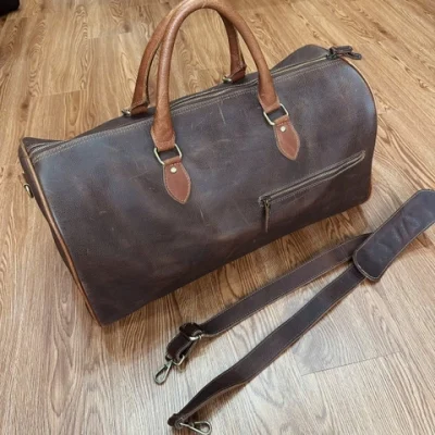 Túi Xách Du Lịch Da Bò Cao Cấp Sang Trọng DL4 - Cổ Điển, Mạnh Mẽ, Phù Hợp Mọi Chuyến Đi