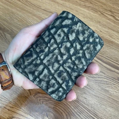 Ví Da Voi HandMade Dáng Đứng VDV55 - Độc Đáo, Bền Bỉ, Chế Tác Thủ Công