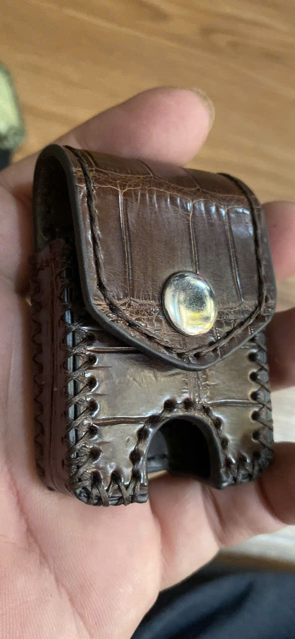 Bao Da Đựng Zippo Handmade Da Chân Đà Điểu ZP001 - Ảnh 22