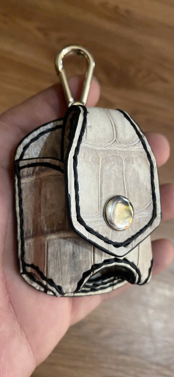 Bao Da Đựng Zippo Handmade Da Chân Đà Điểu ZP001 - Ảnh 17