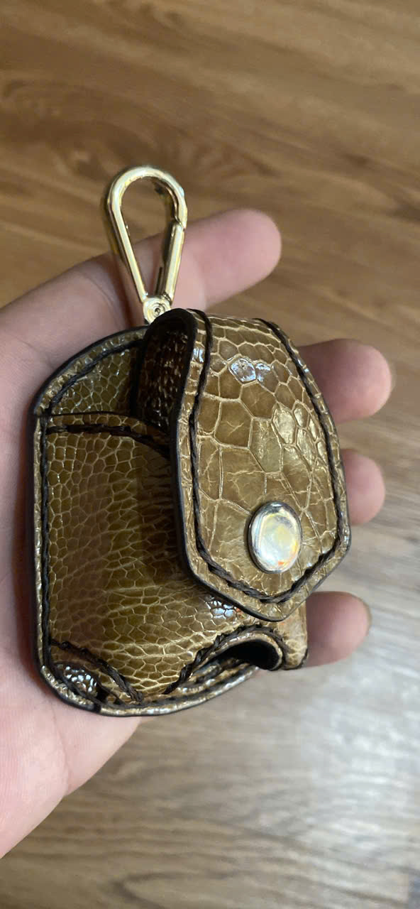 Bao Da Đựng Zippo Handmade Da Chân Đà Điểu ZP001 - Ảnh 16