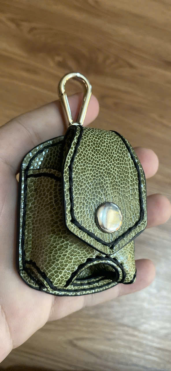 Bao Da Đựng Zippo Handmade Da Chân Đà Điểu ZP001 - Ảnh 15