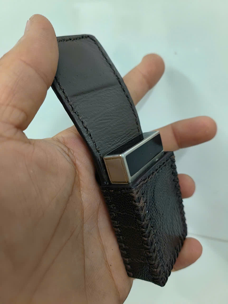 Bao Da Đựng Zippo Handmade Da Chân Đà Điểu ZP001 - Ảnh 34