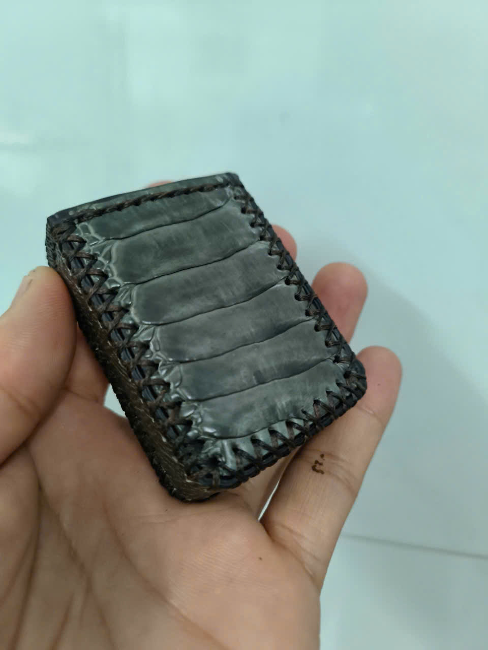 Bao Da Đựng Zippo Handmade Da Chân Đà Điểu ZP001 - Ảnh 33