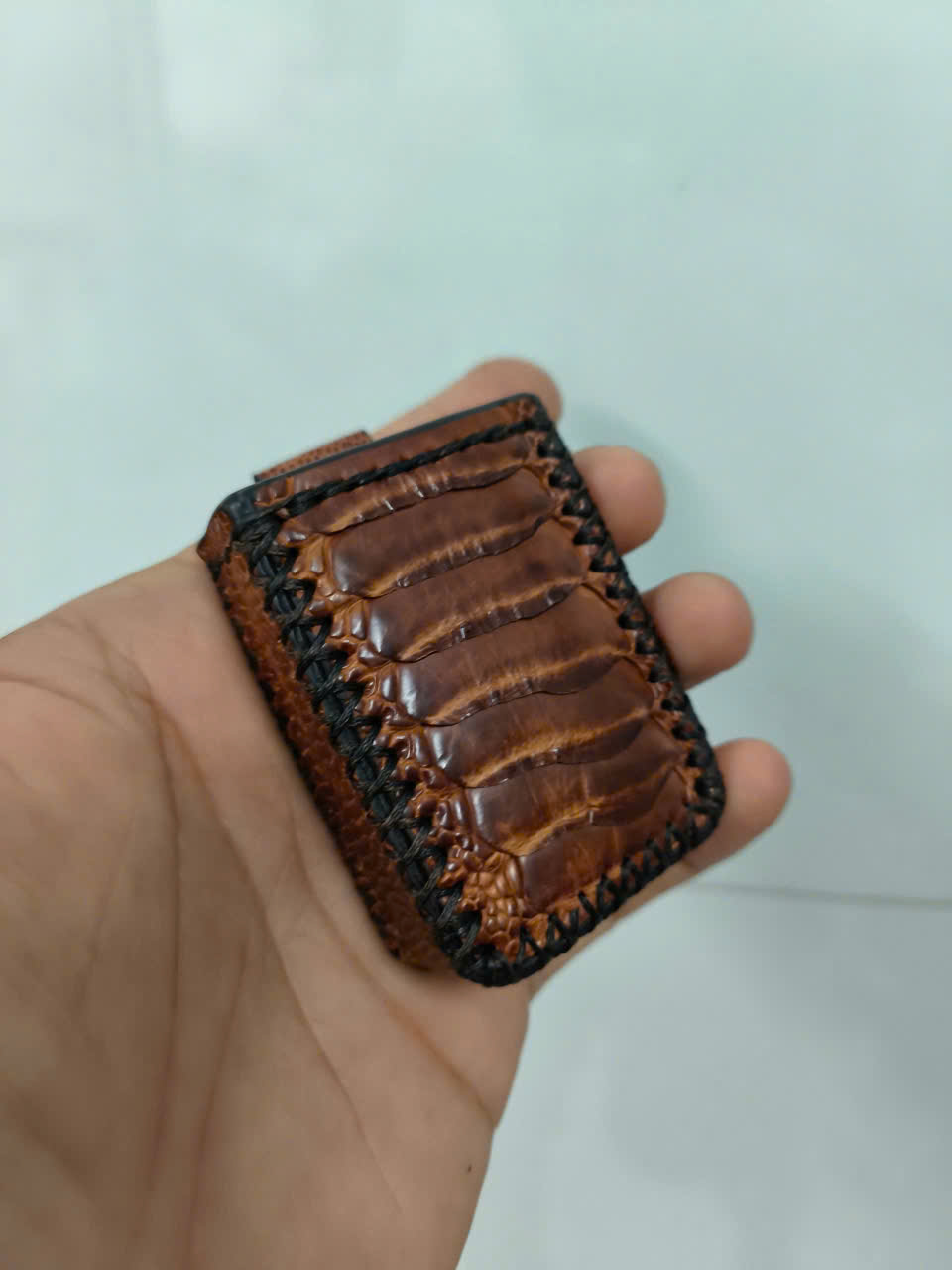 Bao Da Đựng Zippo Handmade Da Chân Đà Điểu ZP001 - Ảnh 30