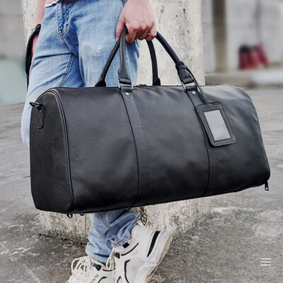 Túi Trống Du Lịch Da Bò Mill Vân Hạt Cao Cấp 8706 - Đẳng Cấp, Tiện Lợi, Dung Tích Lớn