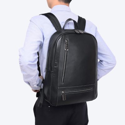 Balo Nam Da Bò Thật SE6018 - Mạnh Mẽ, Bền Bỉ, Đựng Laptop Tiện Lợi