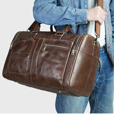 Túi Da Du Lịch Da Bò Bóng Cao Cấp 8995 - Người Bạn Đồng Hành Lý Tưởng Cho Mọi Hành Trình