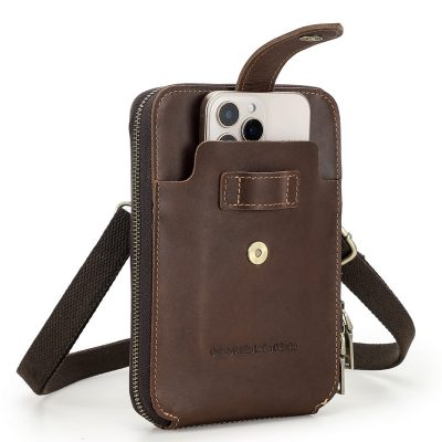 Túi Đeo Hông Da Bò Sáp MB330 - Nhỏ Gọn, Tiện Lợi, Đa Năng