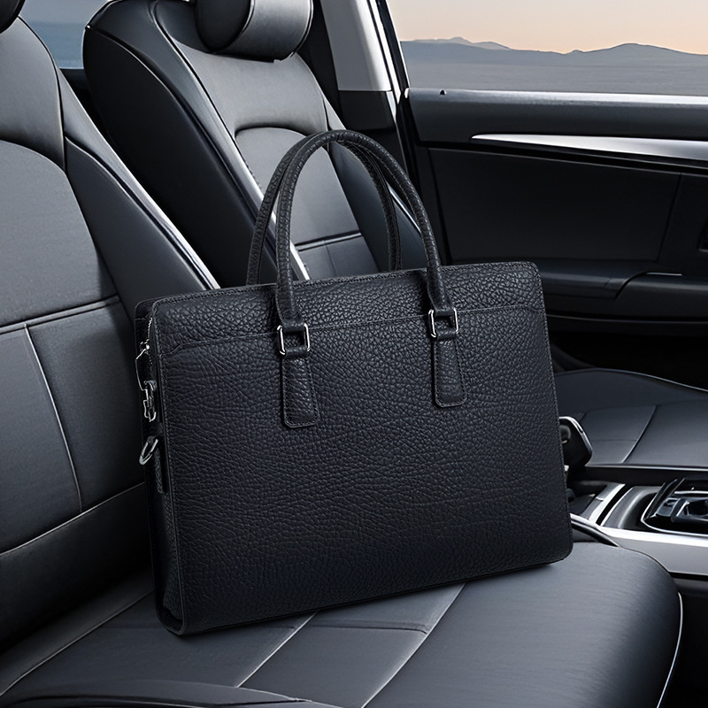 Túi Xách Nam Khoá Số Da Bò Thật SE9966 - Lịch Lãm, Sang Trọng, Đựng Đồ Chuyên Nghiệp