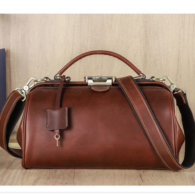 Túi Trống Da Bò Đeo Chéo C3074