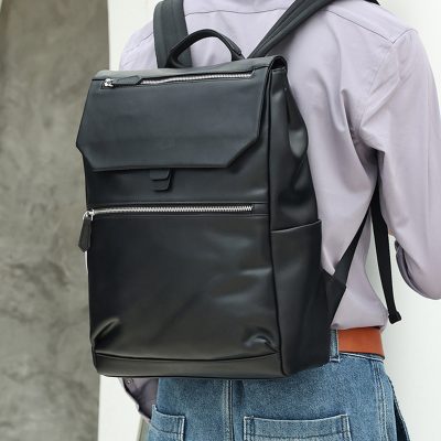 Balo Da Đen Thời Trang