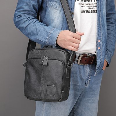 Túi Da Bò Dáng Vuông Đeo Chéo Thời Trang 6423