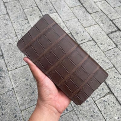 clutch thời trang nam da cá sấu CL05