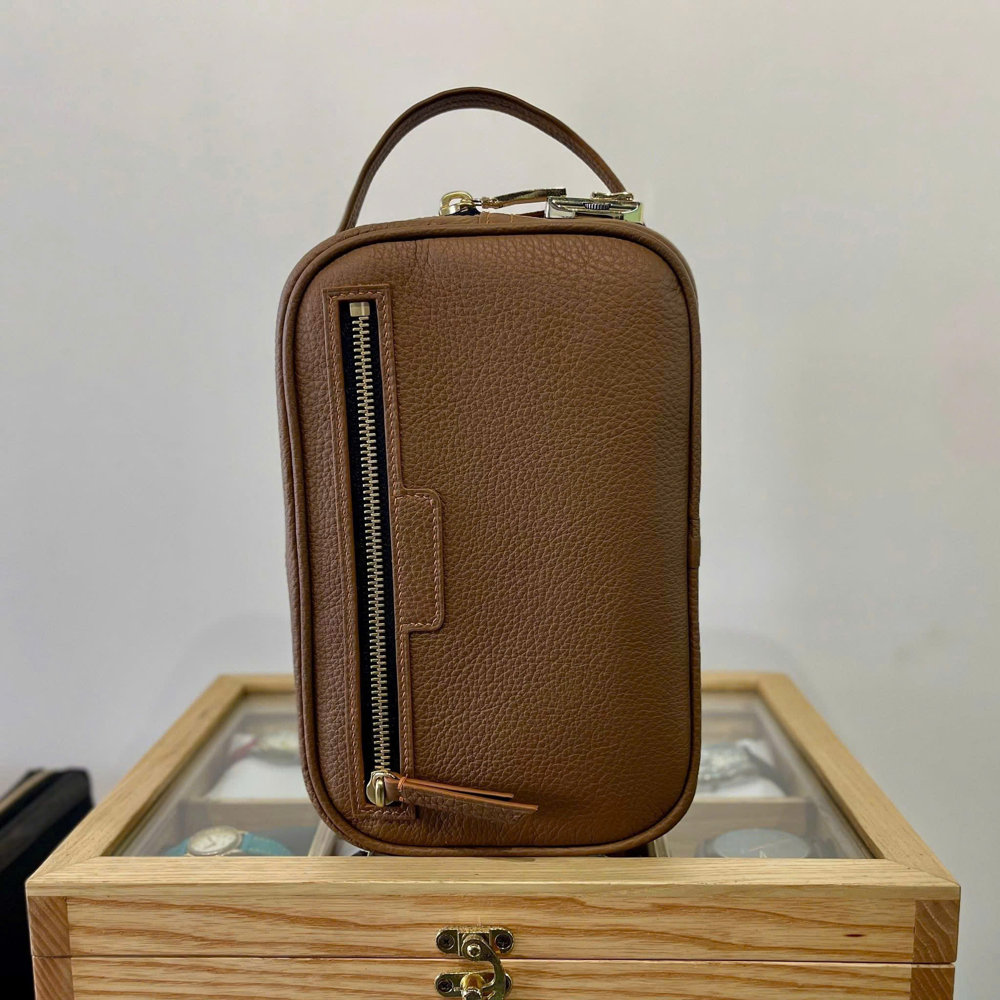 CLUTCH CẦM TAY NAM CL10 Da Bê Togo Weinheimer