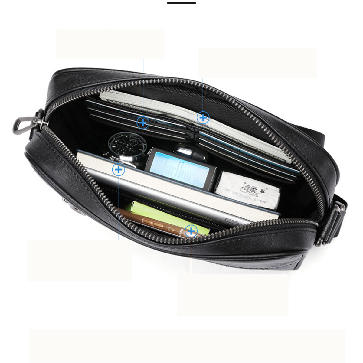 Túi Đeo Chéo Da Bò Cao Cấp SE9551-1: Thiết kế Tối giản, Chất lượng Thủ công Đỉnh cao - Ảnh 2