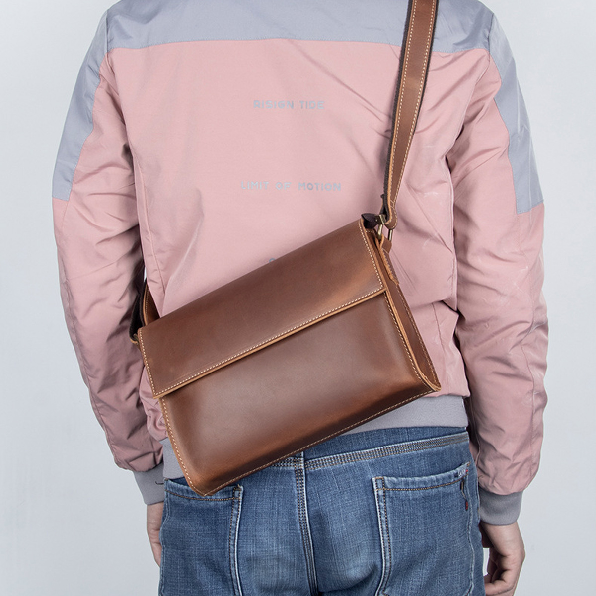 TÚI ĐEO CHÉO DA BÒ CAO CẤP YH3261 – Phong Cách Sang Trọng, Đa Dụng - Ảnh 2