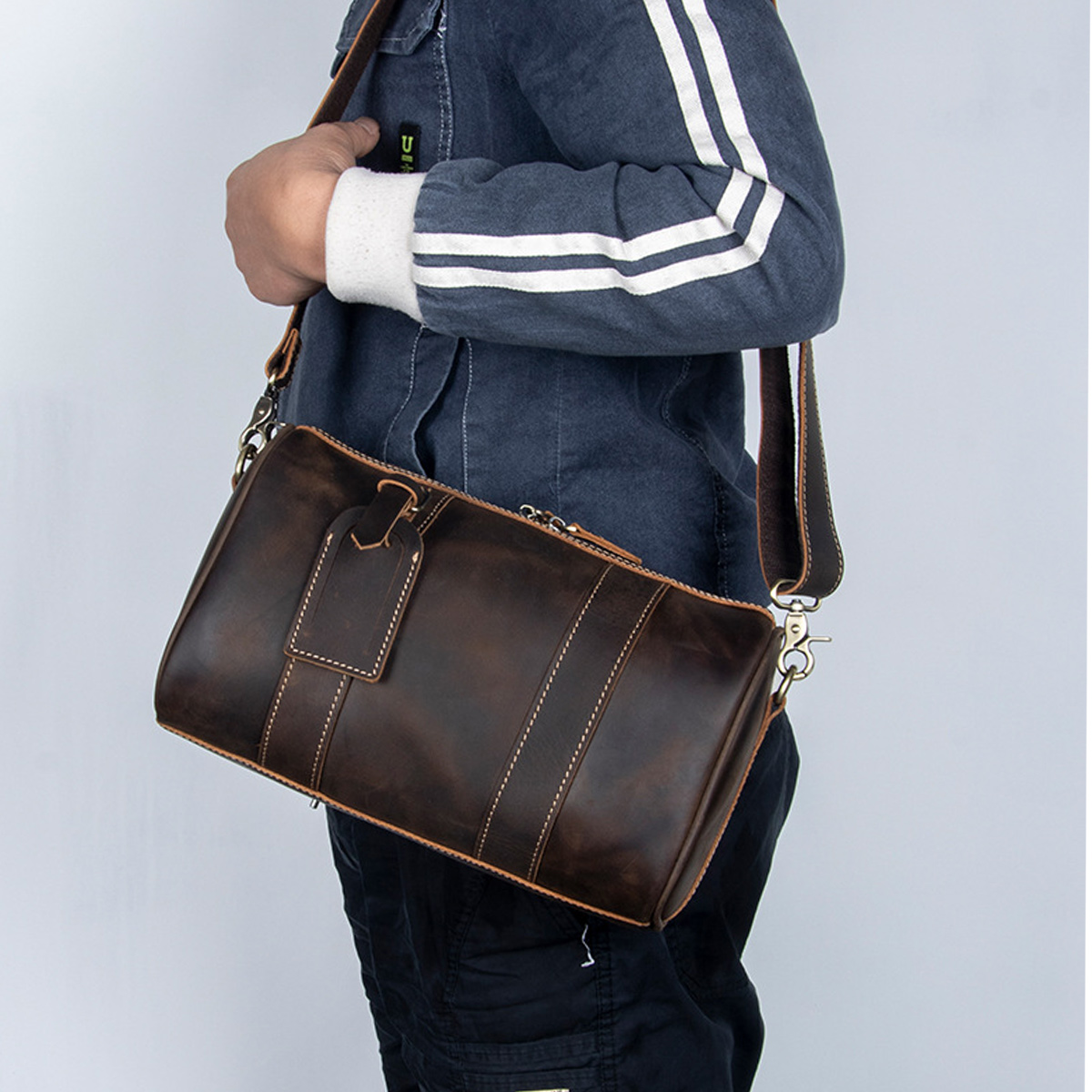 TÚI ĐEO CHÉO DA BÒ SÁP CAO CẤP YH3259 – Chất Lừ, Đẳng Cấp Phong Trần - Ảnh 3