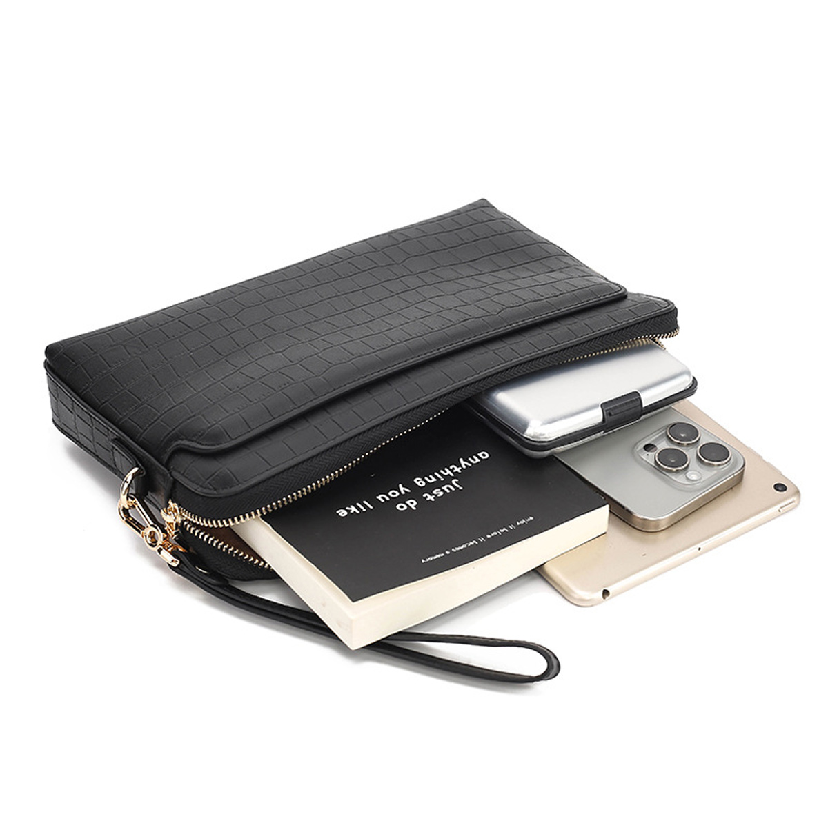 CLUTCH CẦM TAY NAM Da Bò Cao Cấp Thủ Công SE8096 – Đẳng Cấp Lịch Lãm - Ảnh 11