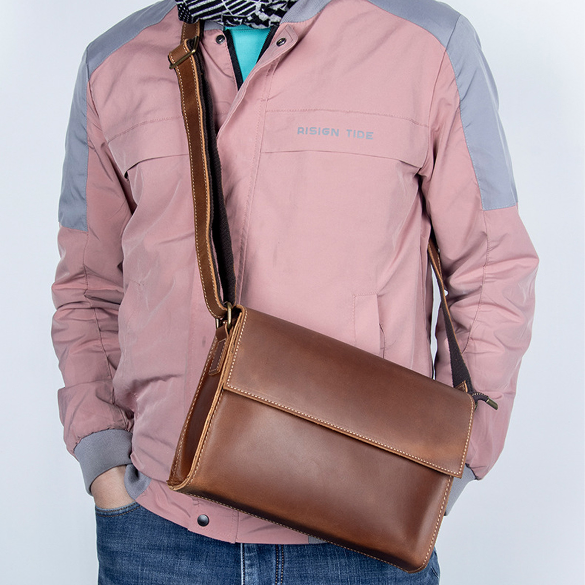 TÚI ĐEO CHÉO DA BÒ CAO CẤP YH3261 – Phong Cách Sang Trọng, Đa Dụng - Ảnh 11