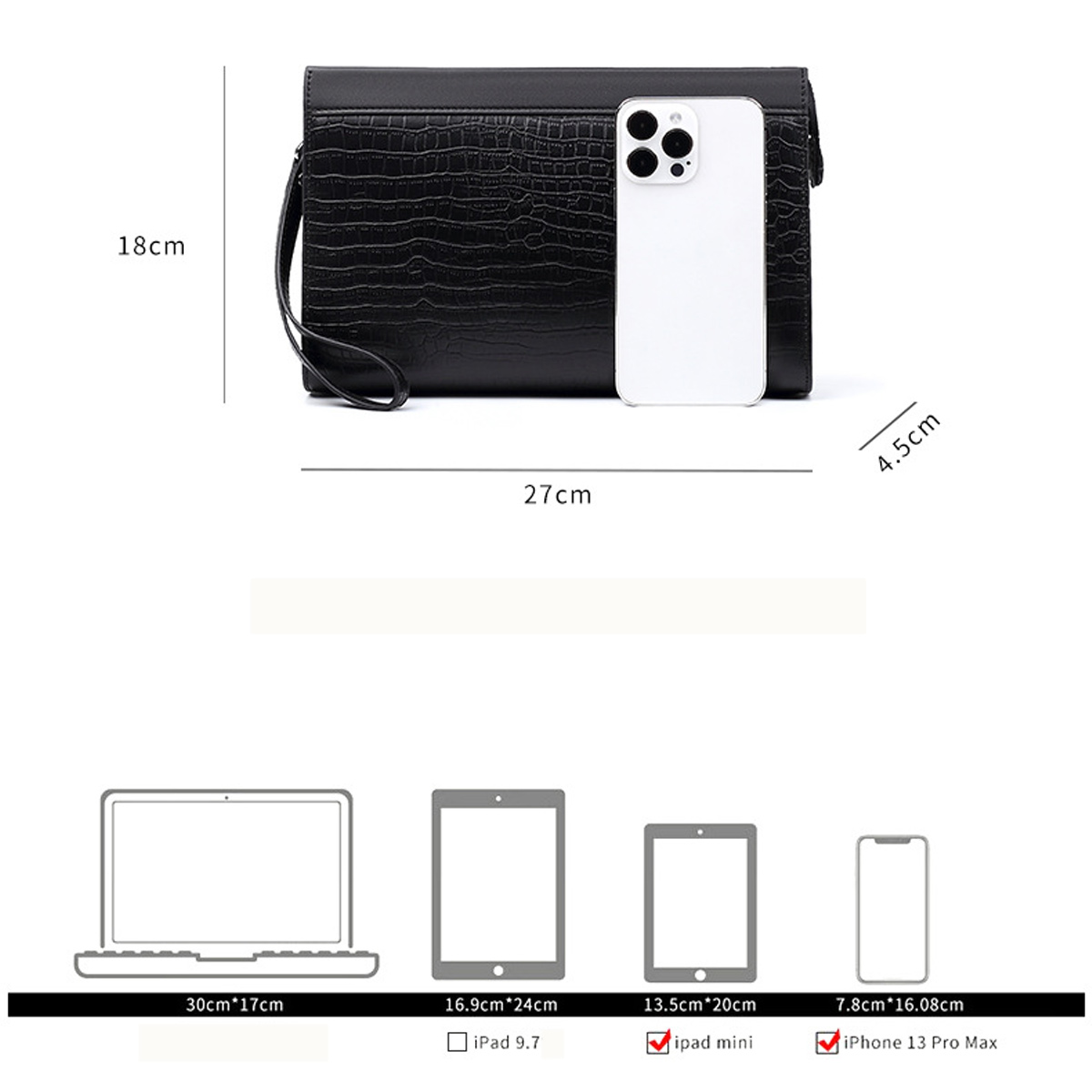 CLUTCH CẦM TAY NAM DA BÒ CAO CẤP SE8080 - Phong Cách Sang Trọng, Đẳng Cấp Phái Mạnh - Ảnh 3