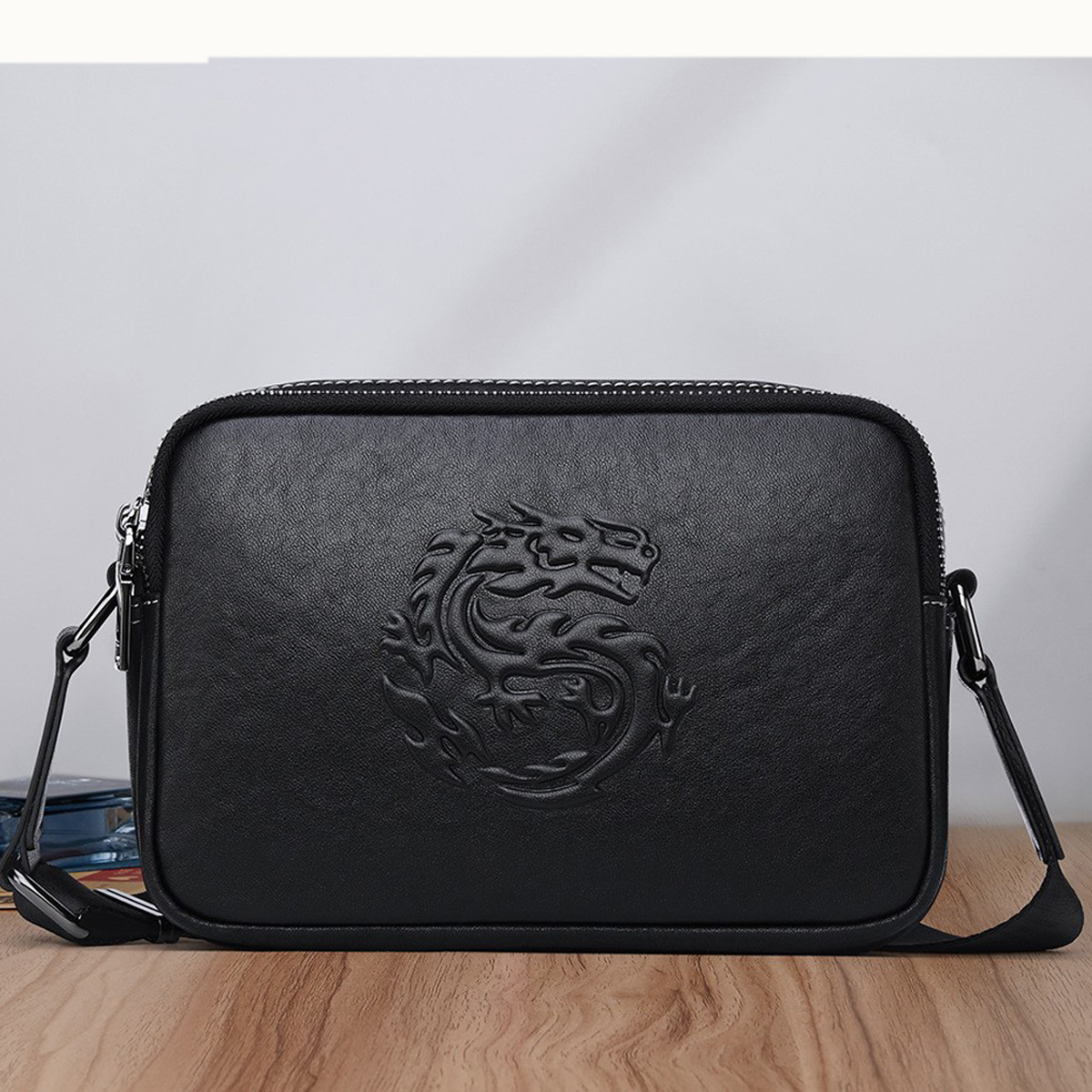 TÚI ĐEO CHÉO DA BÒ CAO CẤP JB584