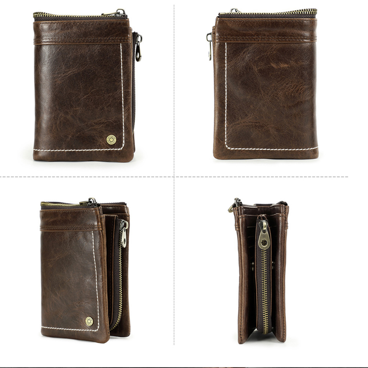 VÍ DÁNG ĐỨNG DA BÒ CAO CẤP M1327