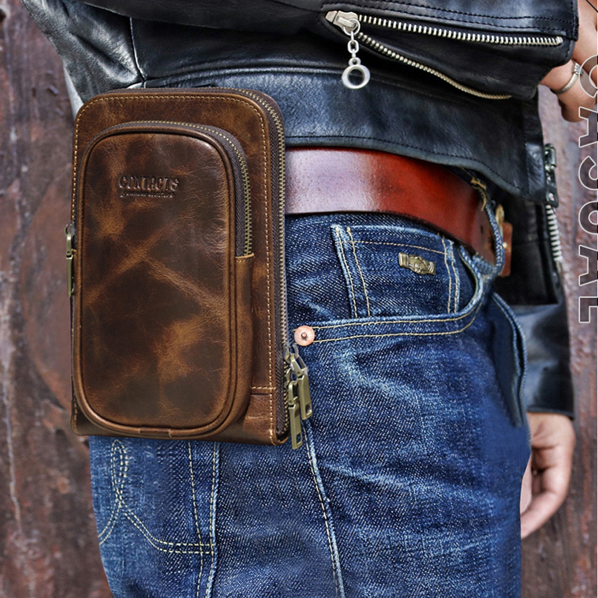 TÚI ĐEO CHÉO DA BÒ SÁP CAO CẤP MB340 - Ảnh 3