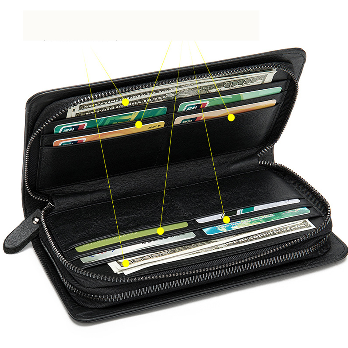 VÍ DÁNG DÀI DA BÒ CAO CẤP V9013 - Ảnh 3