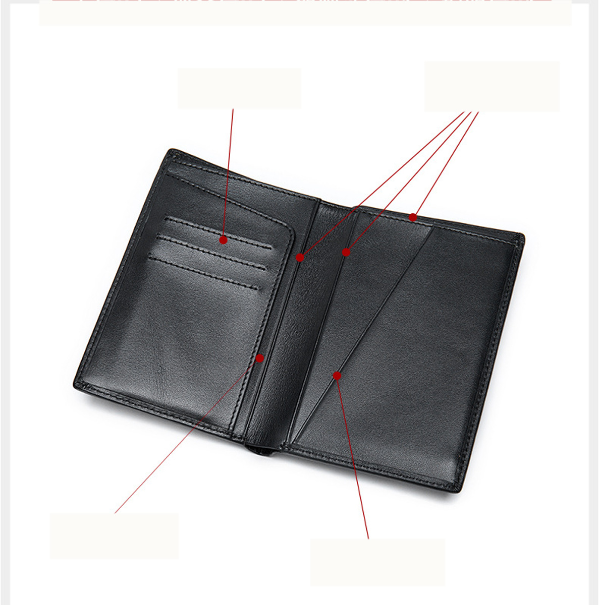 VÍ DÁNG ĐỨNG DA BÒ CAO CẤP V8989