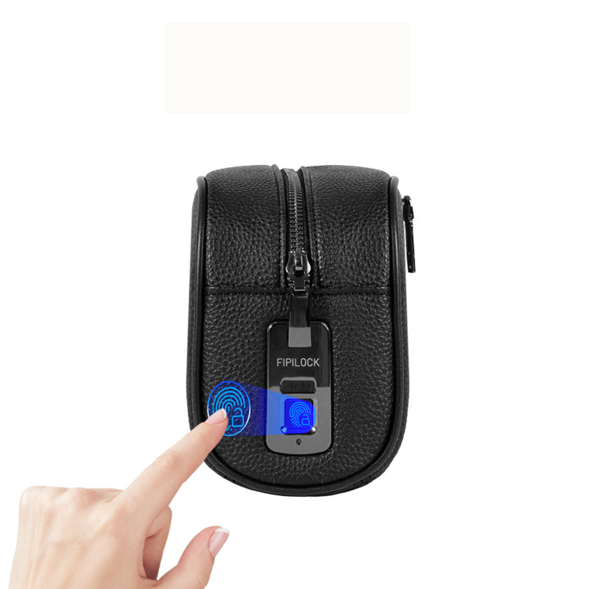 Clutch Cầm Tay Nam Khóa Vân Tay FL-V2417: Da Bò Cao Cấp, Bảo mật tuyệt đối - Ảnh 4