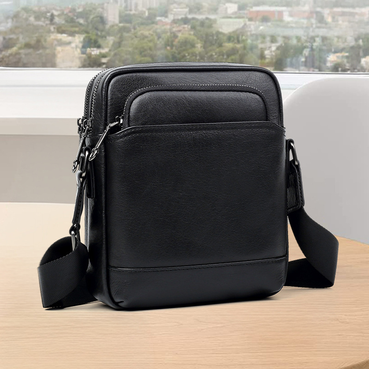 Túi Đeo Chéo Da Bò Cao Cấp SE9926: Chế tác thủ công, Phong cách sang trọng - Ảnh 4