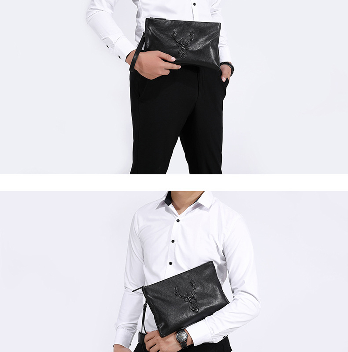 Clutch Cầm Tay Nam SE8025: Da Bò Cao Cấp, Thiết kế Siêu Mỏng Thanh Lịch - Ảnh 9