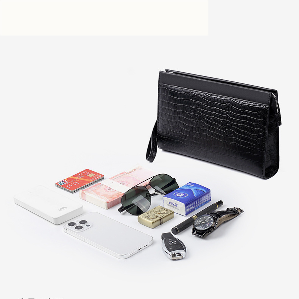 CLUTCH CẦM TAY NAM DA BÒ CAO CẤP SE8080 - Phong Cách Sang Trọng, Đẳng Cấp Phái Mạnh - Ảnh 4