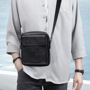 Túi Đeo Chéo Da Bò Cao Cấp SE9887: Thiết kế Gọn gàng, Chất lượng Thủ công Tuyệt đỉnh