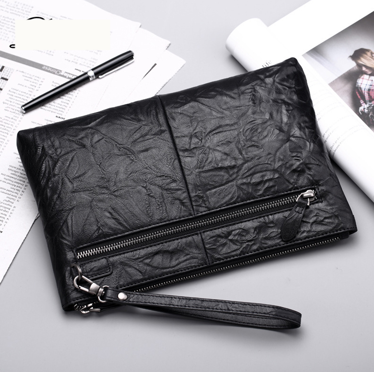 CLUTCH CẦM TAY NAM Da Bò Cao Cấp S0211 – Phụ Kiện Đẳng Cấp Cho Quý Ông - Ảnh 4