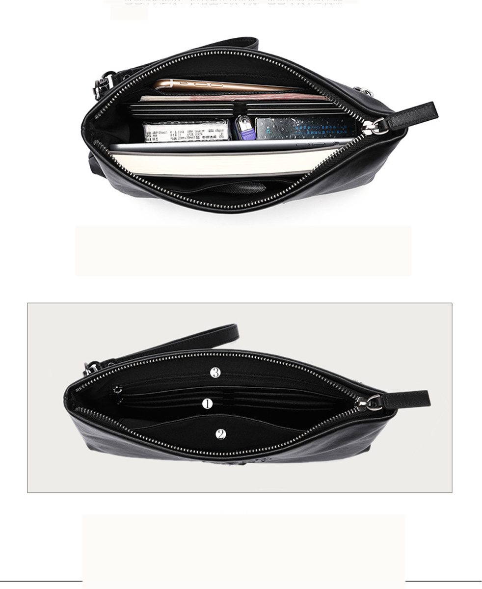 Clutch Cầm Tay Nam SE8025: Da Bò Cao Cấp, Thiết kế Siêu Mỏng Thanh Lịch - Ảnh 5