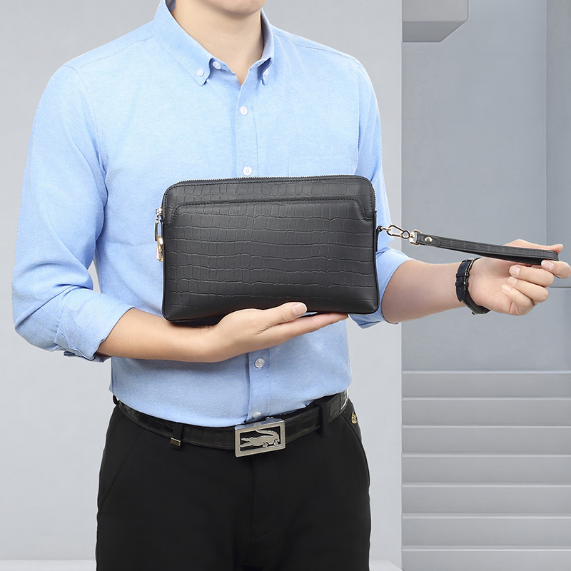 CLUTCH CẦM TAY NAM Da Bò Cao Cấp Thủ Công SE8096 – Đẳng Cấp Lịch Lãm - Ảnh 5