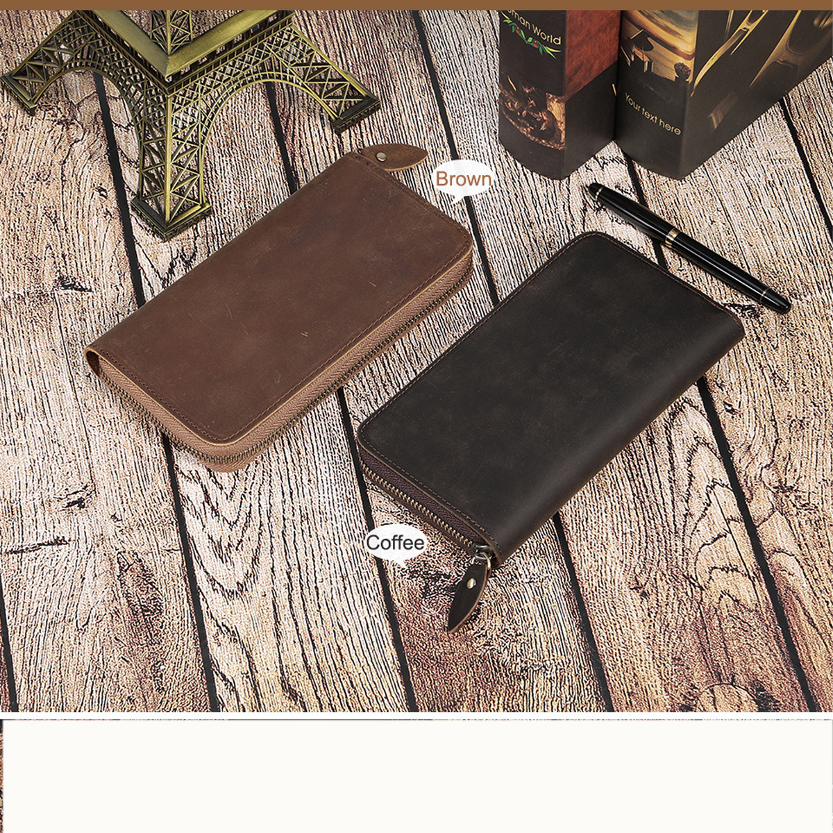 VÍ DÁNG DÀI DA BÒ SÁP CAO CẤP VD40