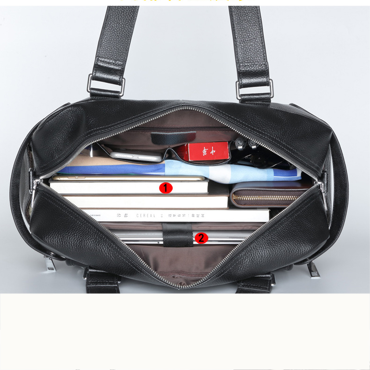 TÚI DU LỊCH DA BÒ CAO CẤP DL6300 - Ảnh 4